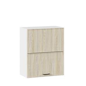 Горизонтальный кухонный шкаф 600 комбинированный Индиго ЛД 298.970.000.041, Белый/Дуб Мадейра топаз в Ярославле