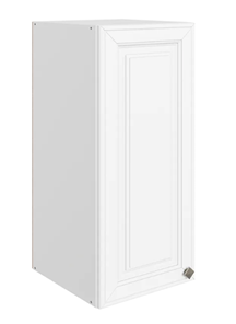 Навесной кухонный шкаф Мишель L300 H720 (1 дв. гл.) эмаль (белый/белый) в Ярославле