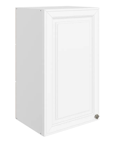 Шкаф настенный Мишель L400 H720 (1 дв. гл.) эмаль (белый/белый) в Ярославле