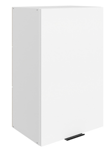 Шкаф настенный Стоун L450 Н720 (1 дв. гл.) (белый/джелато софттач) в Ярославле