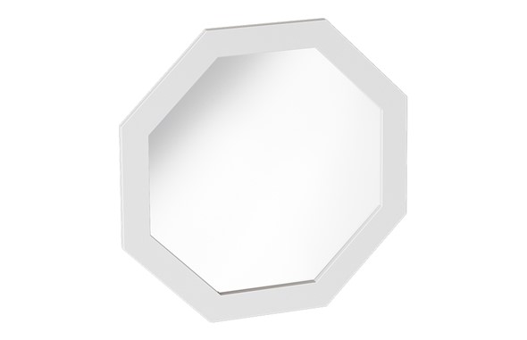 Зеркало Калгари Дуб натуральный светлый/Белый матовый в Ярославле - изображение