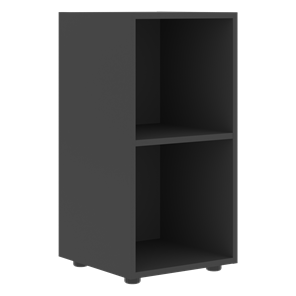 Низкий шкаф колонна FORTA Черный Графит FLC 40 (399х404х801) в Ярославле - предосмотр