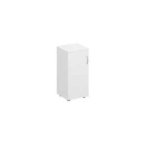 Шкаф для документов низкий узкий закрытый Комфорт КФ, белый премиум (40x38x84) К.508 ДШ в Ярославле