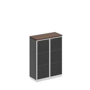 Шкаф для документов средний стекло в рамке Speech Cube (90x40x124.6) СИ 319 ДГ АР ХР в Ярославле