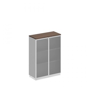 Шкаф для документов средний стекло в рамке Speech Cube (90x40x124.6) СИ 319 ДГ БП ХР в Ярославле