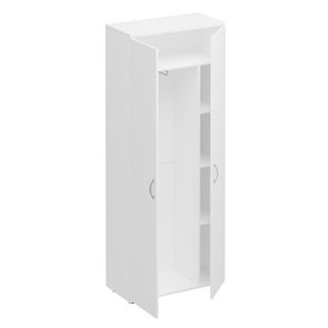 Шкаф для одежды с дополнением Комфорт КФ, белый премиум (80x38x200) К.531 ДШ в Ярославле