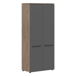 Шкаф высокий с глухими дверьми MORRIS TREND Антрацит/Кария Пальмира MHC 85.1 (854х423х1956) в Ярославле