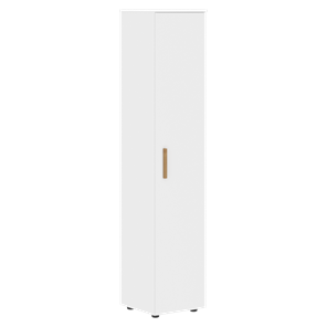Высокий шкаф колонна с глухой дверью FORTA Белый FHC 40.1 (L/R) (399х404х1965) в Ярославле
