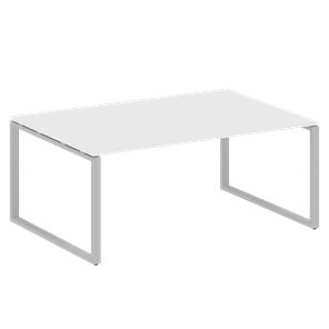 Стол для переговорки БО.ПРГ-1.5 (Серый/Белый) в Рыбинске