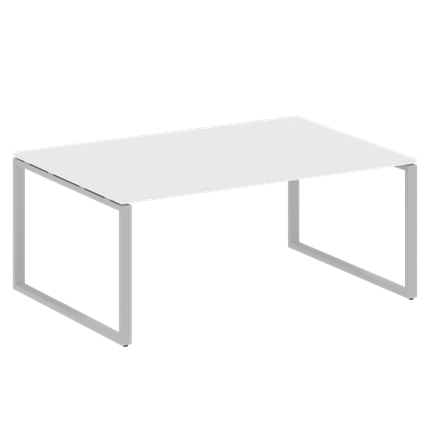Стол для переговорки БО.ПРГ-1.5 (Серый/Белый) в Ярославле - изображение
