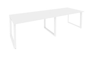 Конференц-стол для переговоров O.MO-PRG-2.3 Белый/Белый бриллиант в Ярославле