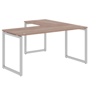 Письменный стол угловой левый XTEN-Q Дуб-сонома- серебро XQCT 1615 (L) (1600х1500х750) в Ярославле