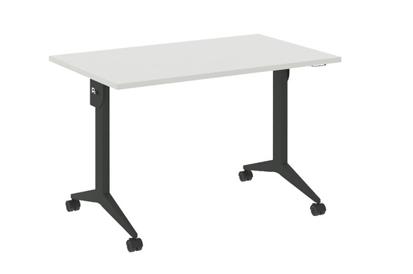 Складной мобильный стол X.M-2.7, Металл антрацит/Белый бриллиант в Ярославле - изображение