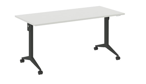 Складной стол X.M-5.7, Металл антрацит/Белый бриллиант в Ярославле - изображение
