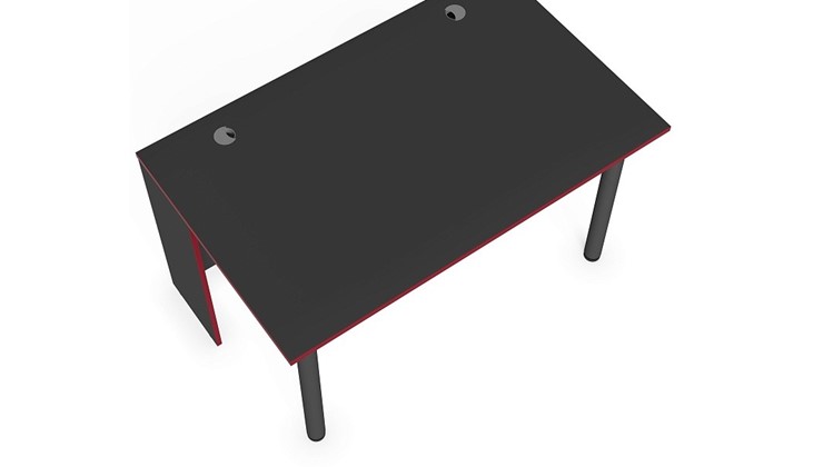 Стол компьютерный SKILLL SSTG 1385.1 , (1360x850x750), Антрацит/ Красный в Ярославле - изображение 3