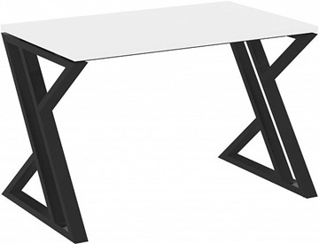 Письменный стол Loft VR.L-SRZ-1.7, Белый Бриллиант/Черный металл в Ярославле