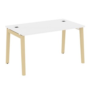 Стол для руководителя Onix Wood Direct OW.SRR-3.8, Белый Бриллиант/Дуб Светлый в Ярославле