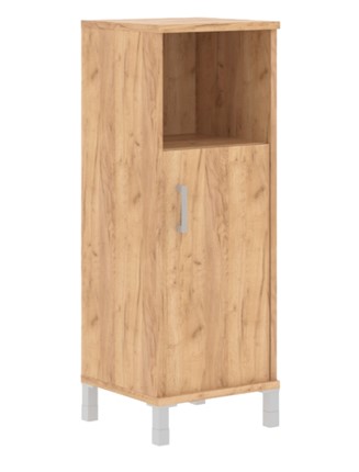 Шкаф для офиса Born В 421.2 R правый колонка средняя с глухой малой дверью 475х450х1286 мм, Дуб Бофорд в Ярославле - изображение