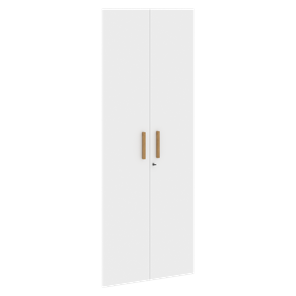 Двери для шкафов высокие с замком FORTA Белый FHD 40-2(Z)  (794х18х1932) в Ярославле