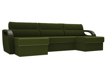 П-образный диван Форсайт, Зеленый (микровельвет) в Ярославле