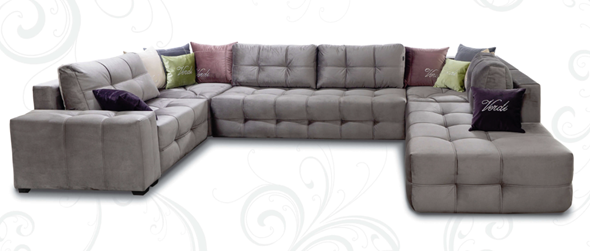 П-образный диван Италия 405х230х255х80 в Ярославле - изображение