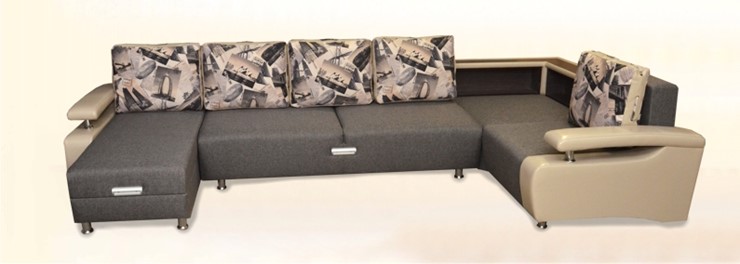 П-образный диван Престиж-15 люкс с полкой в Ярославле - изображение 2
