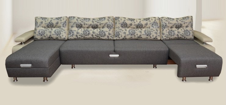 П-образный диван Престиж-15 микс в Ярославле - изображение 1