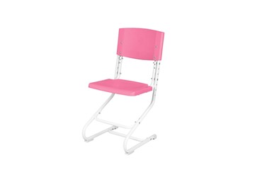 Регулируемый детский стул СУТ.01 Пластик (рост от 130 см), Розовый в Ярославле - предосмотр