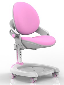 Кресло растущее Mealux ZMAX-15 Plus, Y-710 PN, белый металл, обивка розовая однотонная в Рыбинске