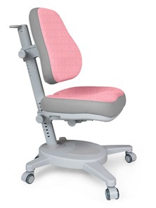 Детское кресло Mealux Onyx (Y-110) G + DPG  - серое + чехол розовый с серыми вставками в Ярославле - предосмотр