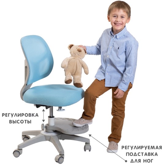 Детское кресло Holto-22 голубое в Ярославле - изображение 2