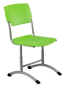 Детский стул регулируемый Отличник.3 5-7, Салатовый RAL 6038/Светло-серый в Ярославле - предосмотр