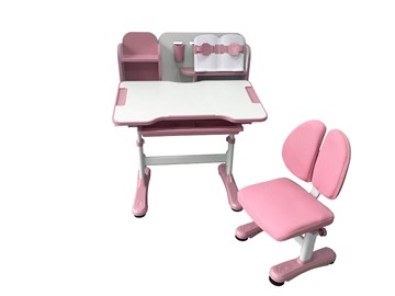 Растущая парта + стул Vivo Pink FUNDESK в Ярославле - предосмотр 3