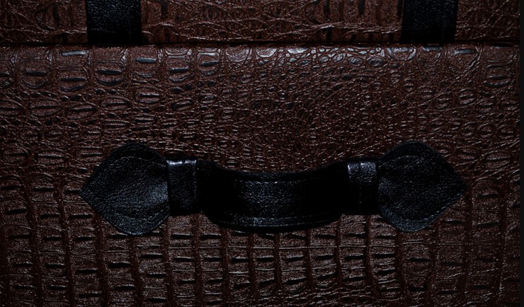 Банкетка "Аллигатор" коричневый, иск. кожа в Ярославле - изображение 4