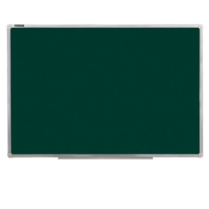 Доска  для мела 90х120 см, зеленая, ГАРАНТИЯ 10 ЛЕТ, РОССИЯ, BRAUBERG, 231706 в Ярославле - изображение
