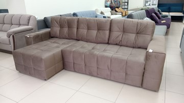 Угловой диван с оттоманкой Реал ДУ Graund 03 велюр в Рыбинске