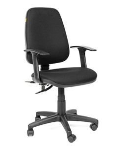 Компьютерное кресло CHAIRMAN 661 Ткань стандарт 15-21 черная в Рыбинске - предосмотр