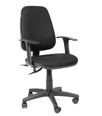 Компьютерное кресло CHAIRMAN 661 Ткань стандарт 15-21 черная в Рыбинске - изображение