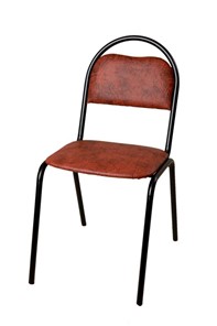 Офисный стул Стандарт СРП-033 Эмаль коричневый кожзам в Ярославле - предосмотр