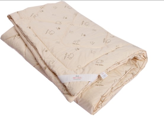 Стеганое одеяло ОВЕЧЬЯ ШЕРСТЬ в упаковке п-э вакуум в Рыбинске - изображение